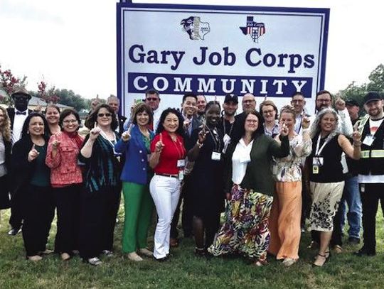 Representatives from Tesla visit Gary Job Corps