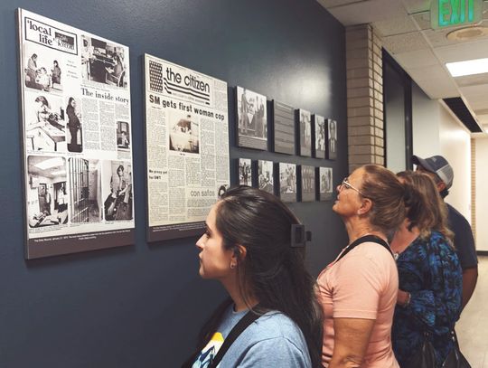 Retired officer chronicles SMPD’s history through photo wall