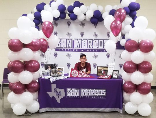 Ricky Rocha signs letter of intent, ready to wrestle for Schreiner