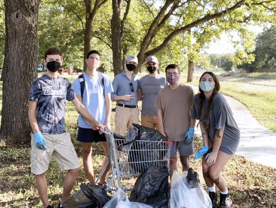 RIVER CLEANING: Volunteers take part in fifth annual fall river clean up Saturday