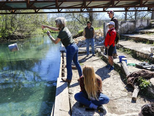 River Rangers riding herd on the San Marcos