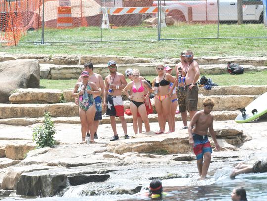 RIVER RENDEZVOUS: San Marcans spent time at river parks before closure went into effect