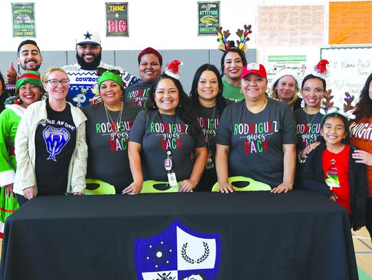 Rodriguez Elementary Gives Back to 22 local families