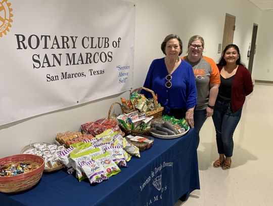 Rotary supplies snacks to teachers during STAAR testing