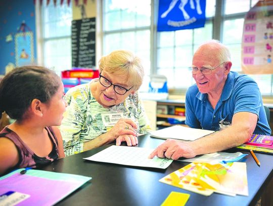 RSVP pairs seniors, students to give the gift of reading