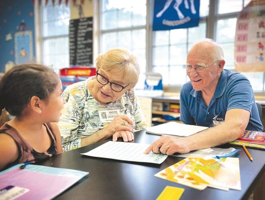 RSVP pairs seniors, students to give the gift of reading