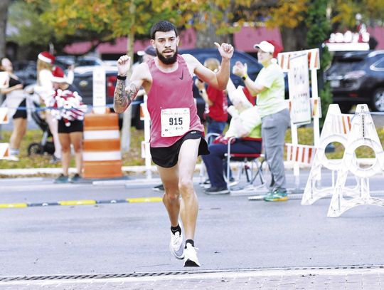 Runners compete at annual Santa’s Jingle Bell Run 5K