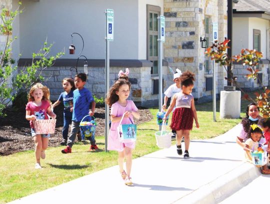 Sage Springs hosts Easter egg hunt for Mendez kindergartners
