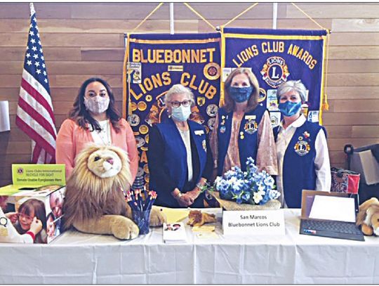 San Marcos Bluebonnet Lions Club participates in Health & Wellness event at Kissing Tree