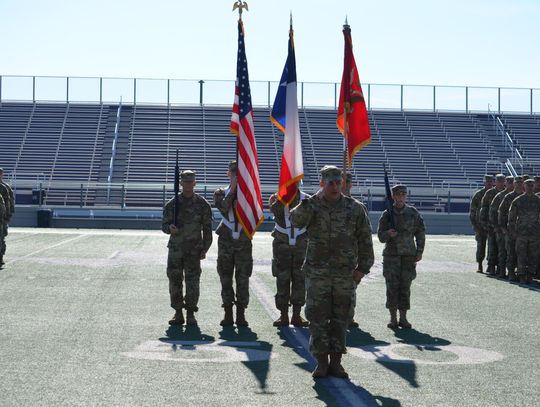 San Marcos hosts Texas National Guard Deployment Ceremony 