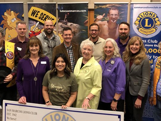 San Marcos Lions Club donates $25,000 to local organizations