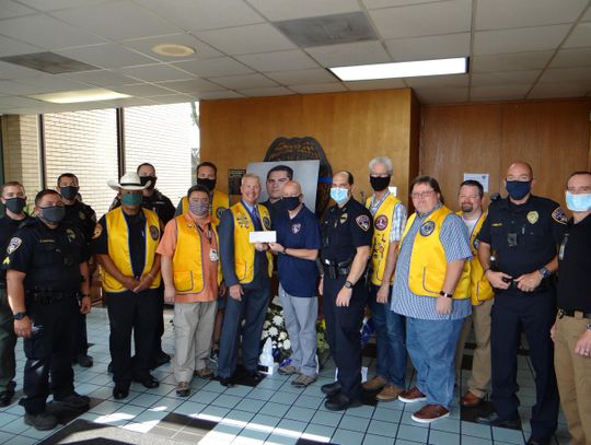 San Marcos Lions Club makes donation to support SMPD