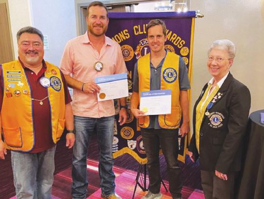 San Marcos Lions Club provides funds, welcomes district governor