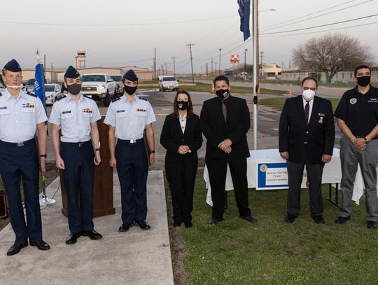 San Marcos mayor presents Civil Air Patrol awards