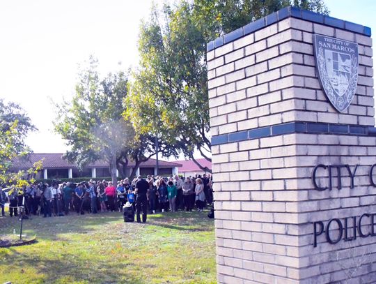 San Marcos police, community remember life of fallen officer Ken Copeland