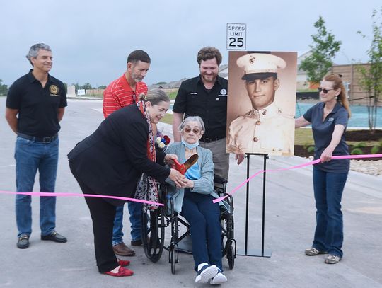 San Marcos road named after fallen veteran 