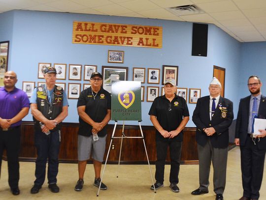 San Marcos welcomes Purple Heart City designation