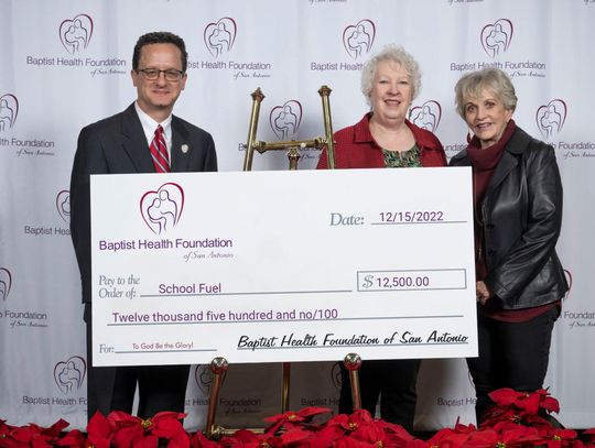 School Fuel receives $12K grant from Baptist Health Foundation of San Antonio