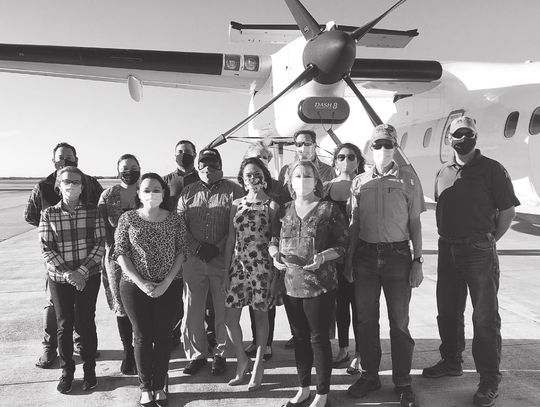 School Fuel recognizes Berry Aviation for giving 36,000 sacks