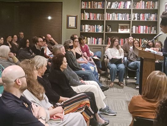 Sci-Fi author Okorafor draws overflow crowd to the Porter Writing Center