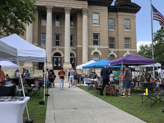 SHOPPING SENSATION: Good crowd visits Art Squared Arts Market amid beautiful weather