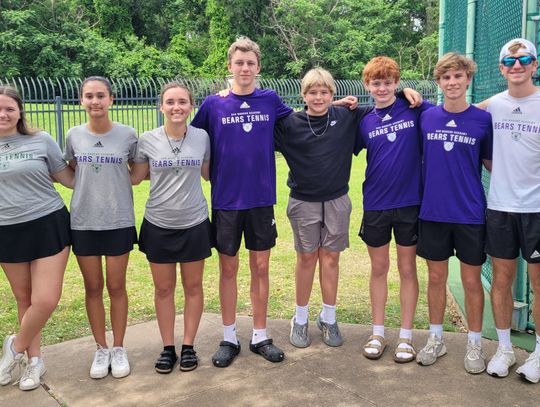 SMA Tennis team competes at TAPPS State Championship