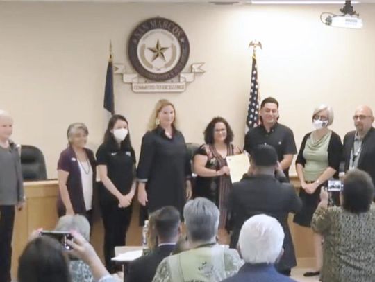 SMCISD board honors late trustee, canvasses election