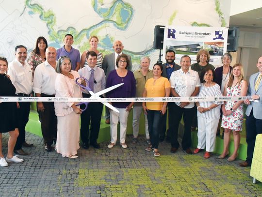 SMCISD cuts ribbon at Rodriguez Elementary