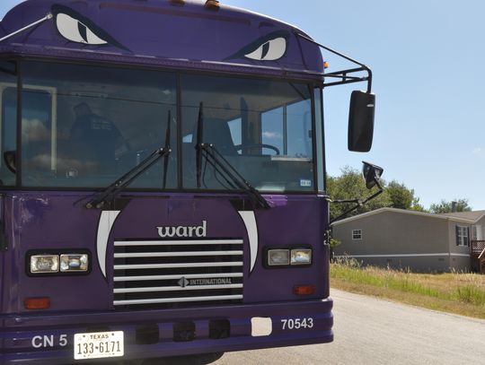 SMCISD’s ‘Purple Bus’ rolls today