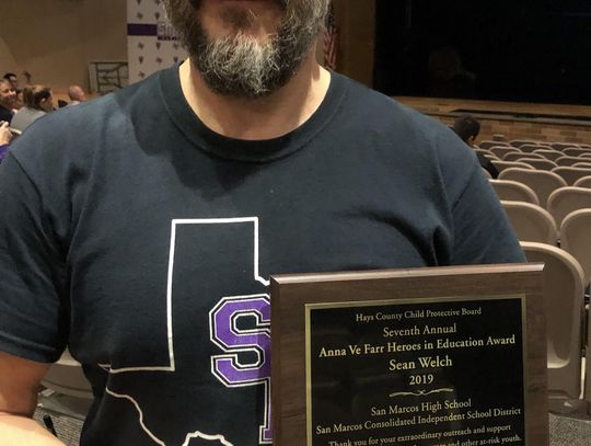 SMCISD teacher receives education award 