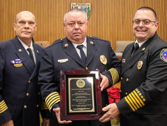 SMFD recognized with designation for 'Best Practices'