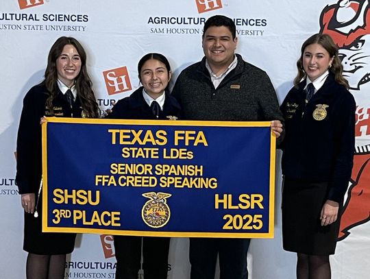 SMHS student finishes third in state FFA contest
