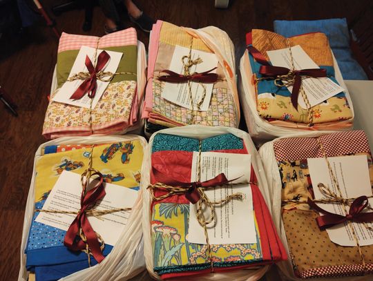 SMUUF sewing guild donates comfort quilts to Uvalde families