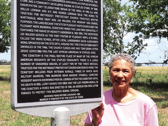 Staples African-American Freedmen Colony Association Cemetery (Staples Colored Cemetery)