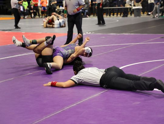 Gianna Moreno, State Champion, Wrestling, San Marcos, SMHS, San Marcos News, San Marcos Record