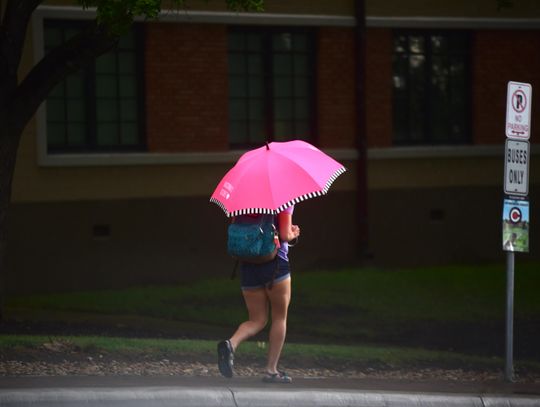 Storms brought winds, rain and thunder