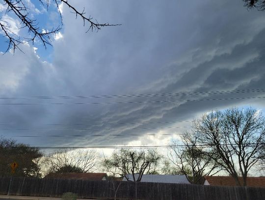 STORMY SKIES: Showers pop up Monday but severe weather skirts by San Marcos