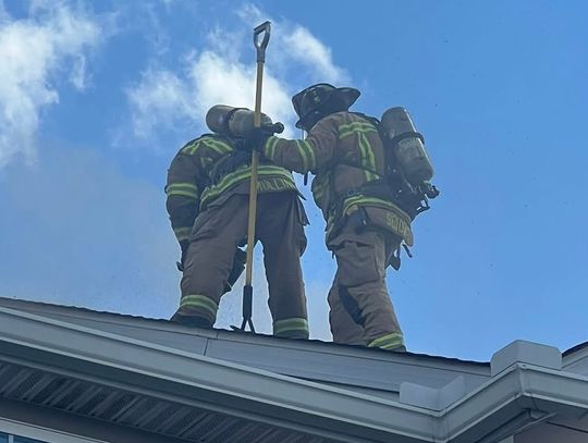 Student housing apartment catches fire, no injures, cat rescued