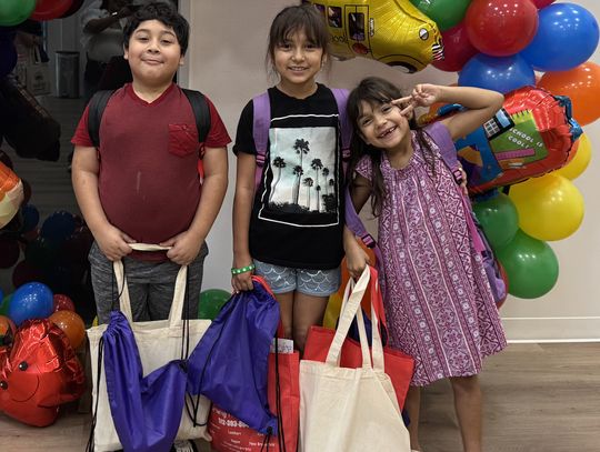 Students celebrate a happy and healthy start to the school year at HCHD fair