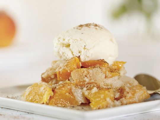 Sweeten the day with a southern peach cobbler