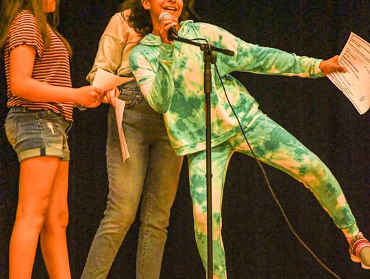 TALENTED STRIKERS: Mendez Elementary students show off their skills