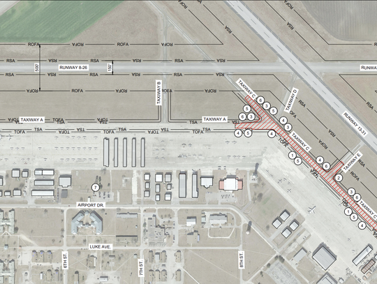 Taxiway reconstruction project underway at regional airport 