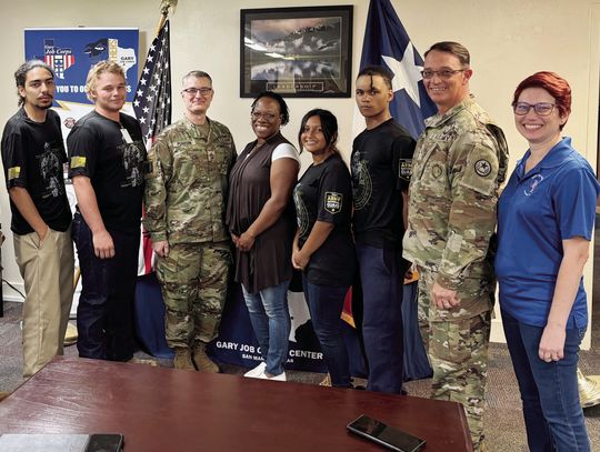 Texas Army National Guard virtual enlistment at Gary Job Corps