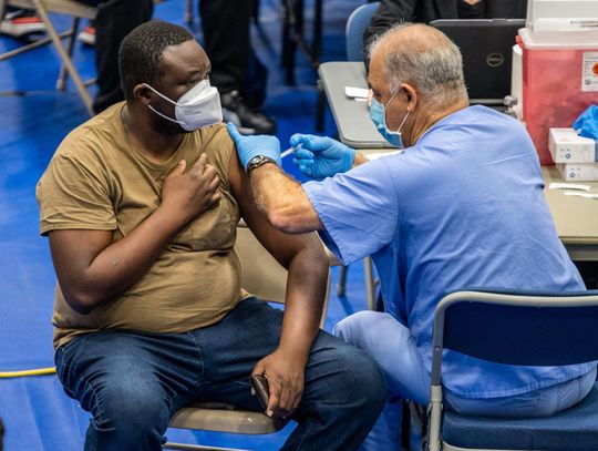 Texas’ decentralized, internet-reliant system for vaccine appointments leaves many eligible people unable to access a shot