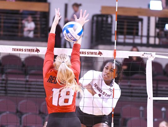 Texas State earns Senior Day sweep over Arkansas State