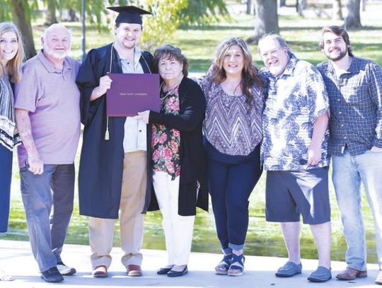 Texas State graduates participate in socially-distanced commencement ceremonies, jump in San Marcos river