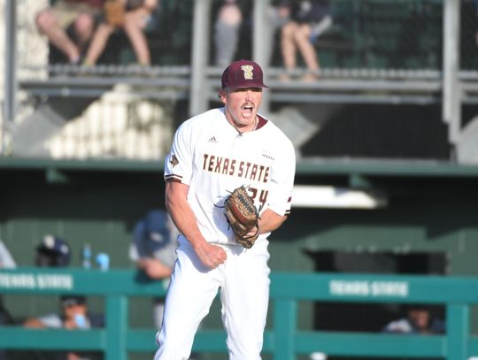 Texas State holds off Little Rock in series opener, 3-2