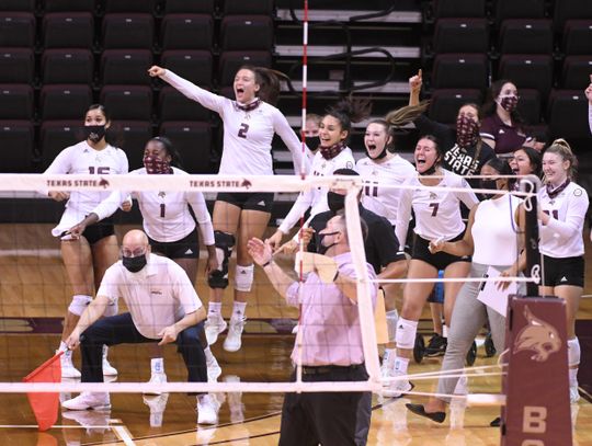 Texas State inches closer to Sun Belt crown after sweep of UTA