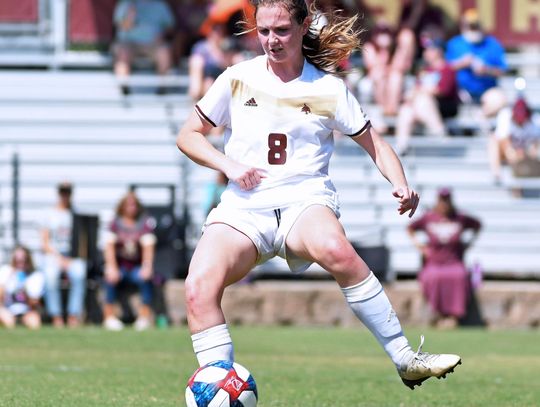 Texas State participating in Soccer United Against Hunger