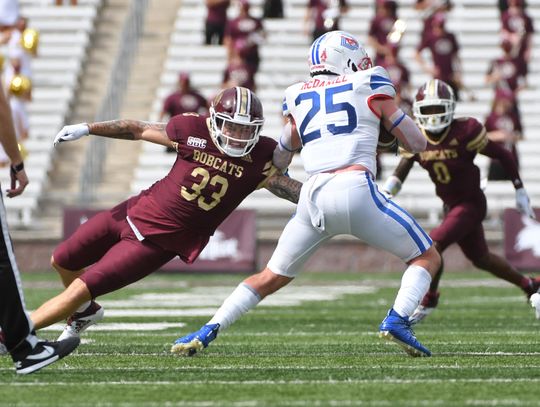 Texas State stood up at Troy, 37-17